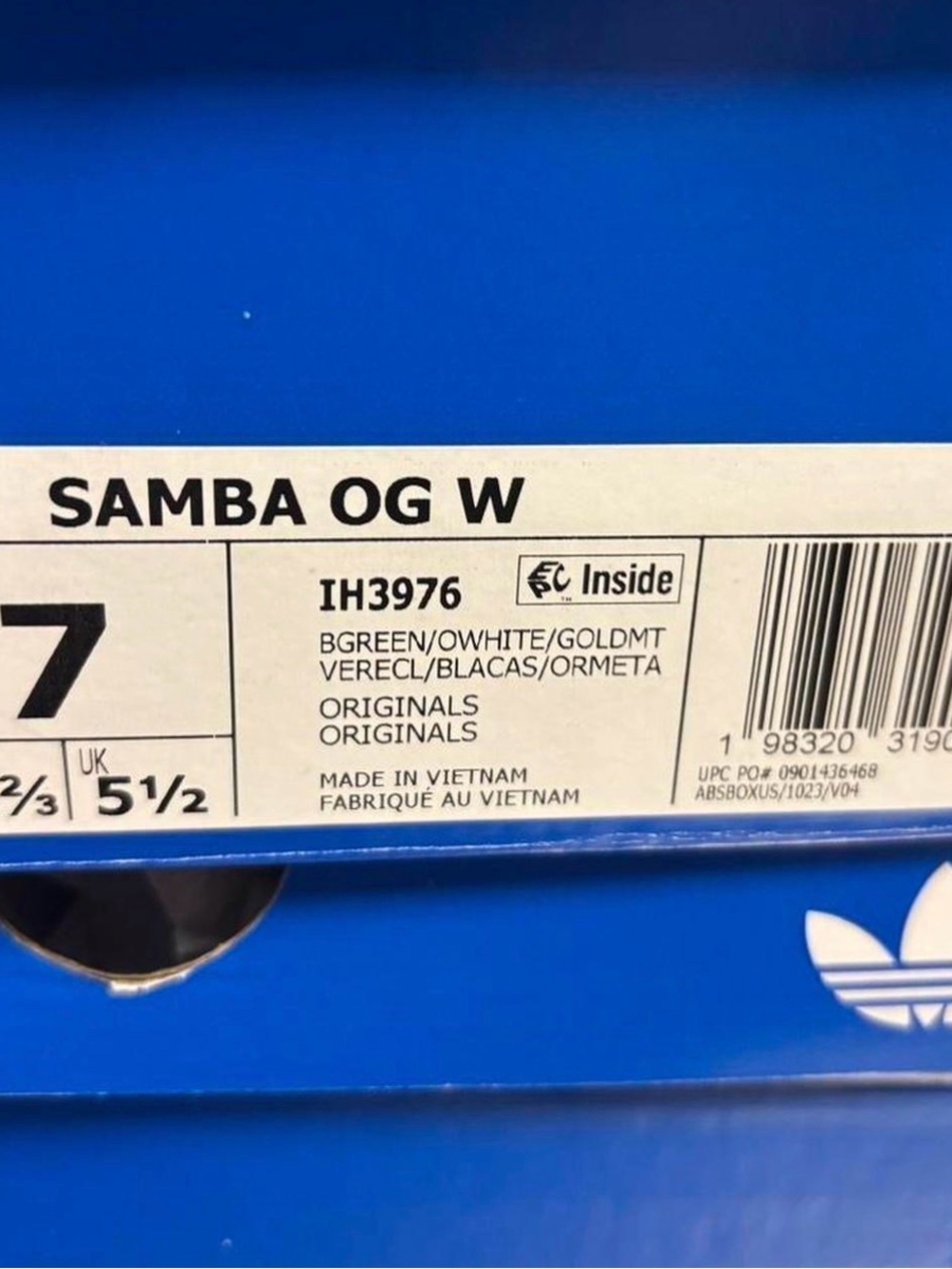 adidas Samba OG W in Bright Green - Picture 6 of 9